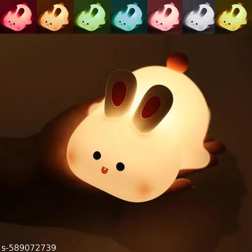 Big Face Rabbit Silicone Night Light