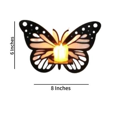 Butterfly Wall Candle Holders – Decorative 3D Butterfly Wall Lights