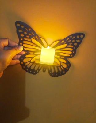 Butterfly Wall Candle Holders – Decorative 3D Butterfly Wall Lights