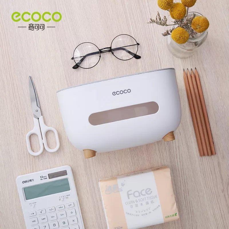 ECOCO Multifunctional Tissue Box & Desk Organizer
