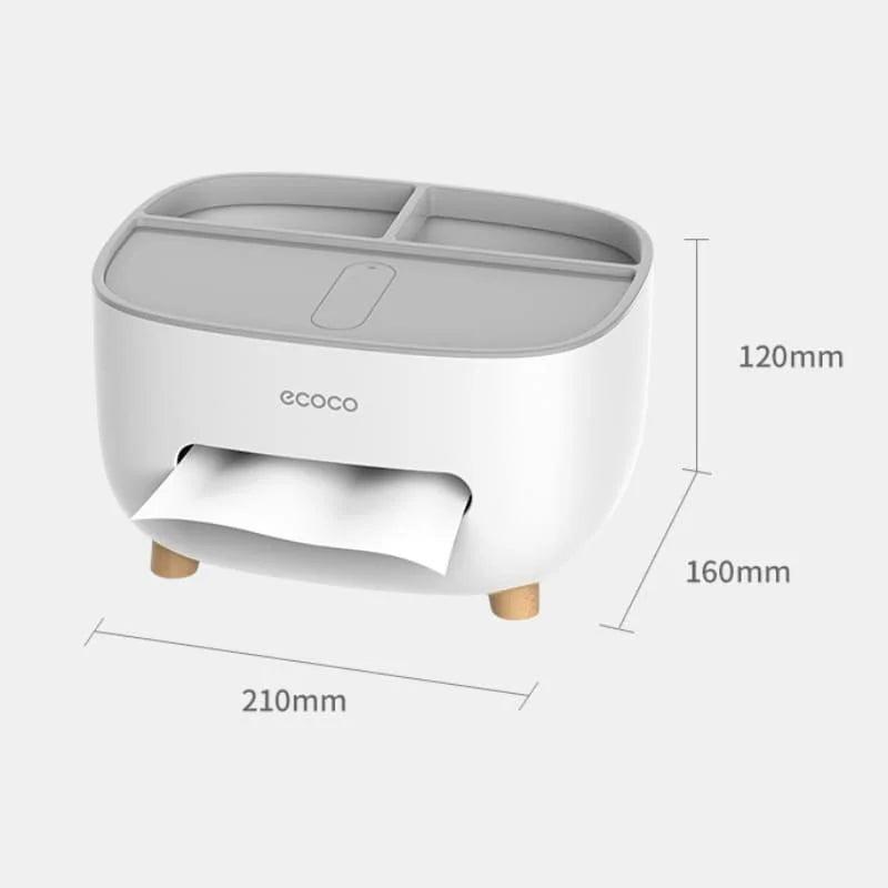 ECOCO Multifunctional Tissue Box & Desk Organizer