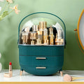 Luxury Cosmetic & Skincare Organizer with Transparent Cover & Drawers