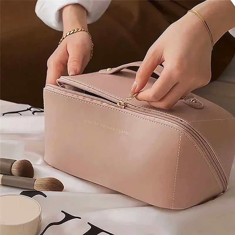 Premium Multi-Compartment Travel Cosmetic Organizer