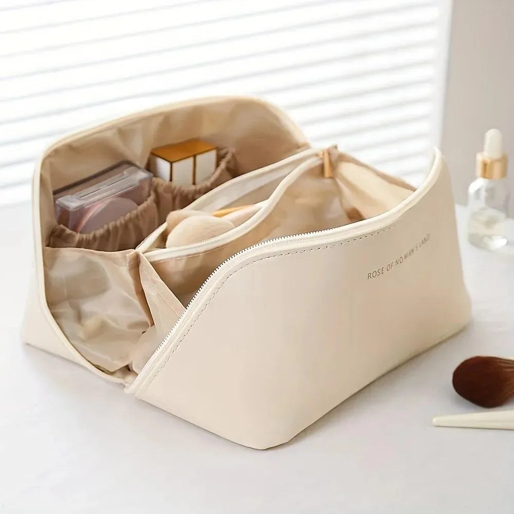 Premium Multi-Compartment Travel Cosmetic Organizer
