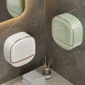 Wall Mounted Soap Dish Holder | Self-Draining Bathroom Soap Box with Storage Tray