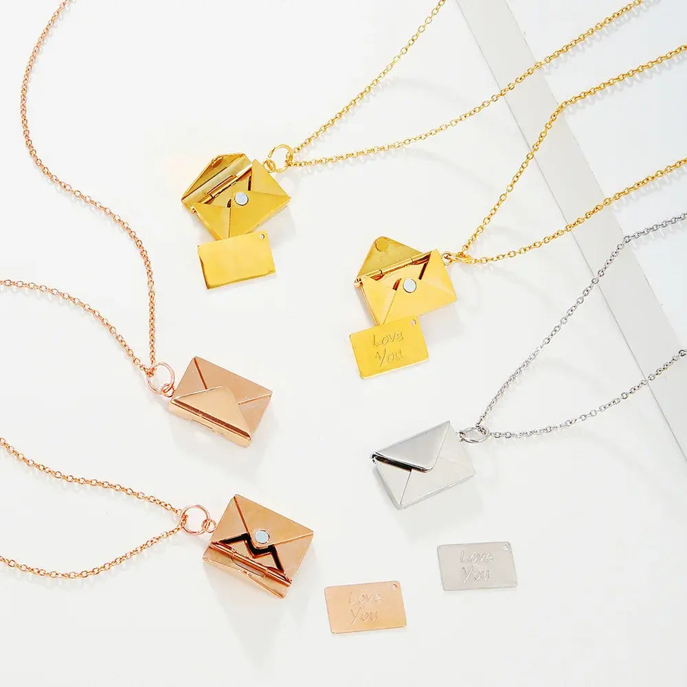 Love Letter Envelope Necklace